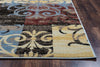 Rizzy Bay Side BS3591 multi Area Rug Edge Shot