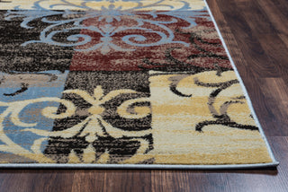 Rizzy Bay Side BS3591 multi Area Rug Edge Shot