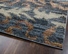 Rizzy Bay Side BS3596 Blue/Black Area Rug Corner Shot