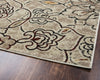 Rizzy Bay Side BS3644 Khaki Area Rug Corner Shot