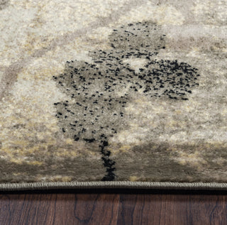 Rizzy Bay Side BS4007 Ivory/Yellow Area Rug Close Shot