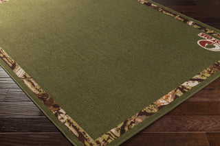 Surya Big Sky Cabin BSC-1006 Black Area Rug by Mossy Oak 5x8 Corner