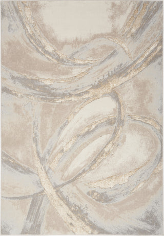 Nourison Brushstrokes BSK01 Beige/Grey Area Rug by Inspire Me! Home D�cor Room Image