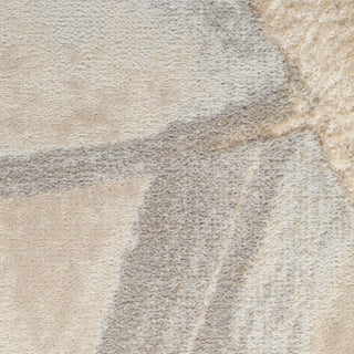 Nourison Brushstrokes BSK01 Beige/Grey Area Rug closeup image