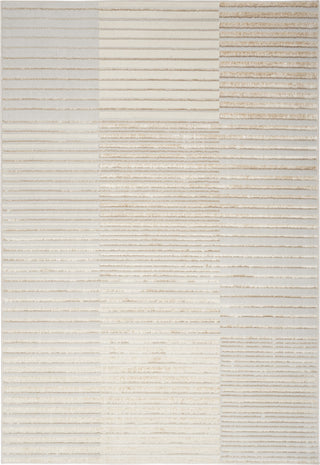 Nourison Brushstrokes BSK04 Beige Silver Area Rug by Inspire Me! Home D�cor Room Image