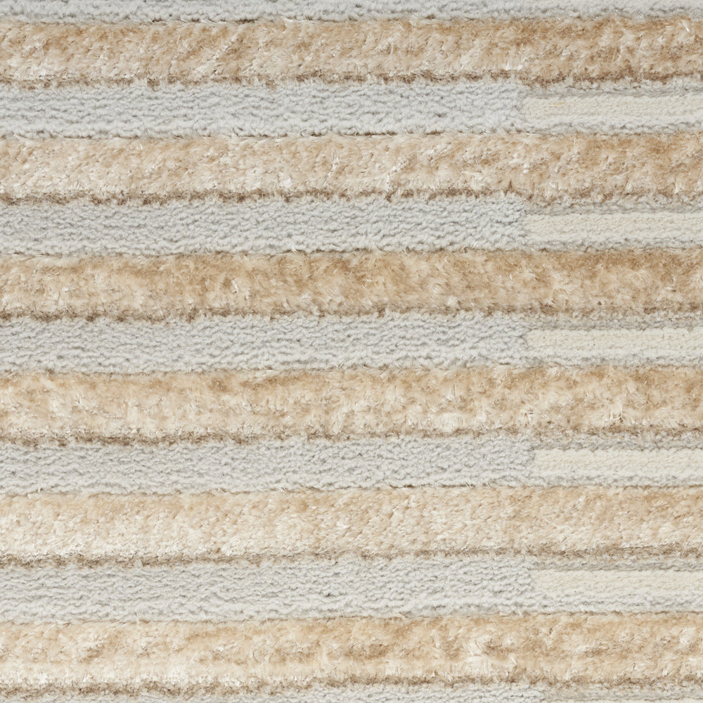 Nourison Brushstrokes BSK04 Beige Silver Area Rug by Inspire Me! Home D�cor Room Image Feature
