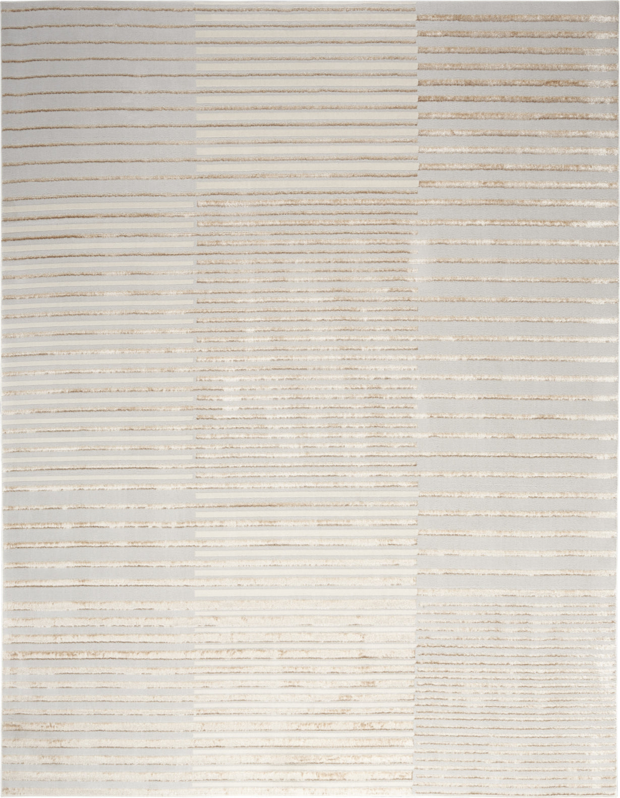 Nourison Brushstrokes BSK04 Beige Silver Area Rug by Inspire Me! Home D�cor main image