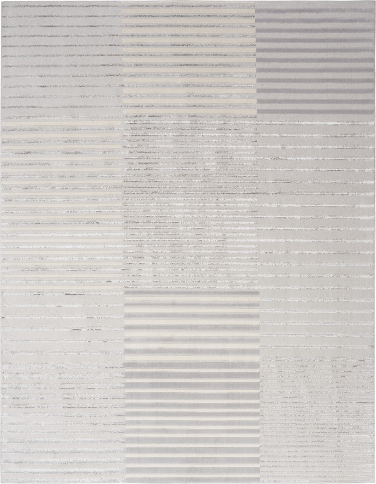 Nourison Brushstrokes BSK04 Silver Grey Area Rug by Inspire Me! Home D�cor main image