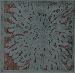 Surya Basilica BSL-7159 Teal Machine Loomed Area Rug 16'' Sample Swatch