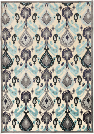 Surya Basilica BSL-7187 Teal Area Rug 5'2'' x 7'6''