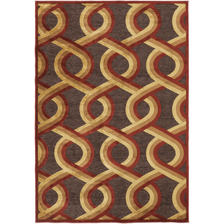 Surya Basilica BSL-7191 Burgundy Area Rug 5'2'' x 7'6''