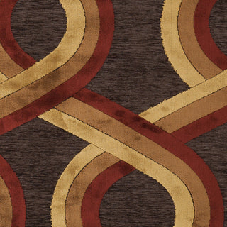 Surya Basilica BSL-7191 Burgundy Machine Loomed Area Rug Sample Swatch