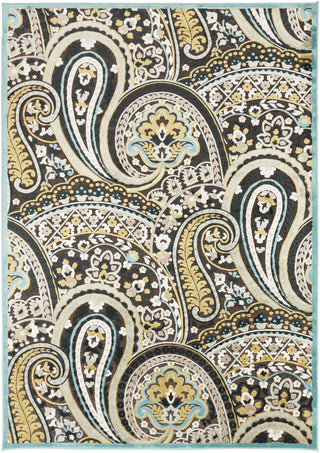 Surya Basilica BSL-7199 Teal Area Rug 5'2'' x 7'6''