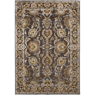 Surya Basilica BSL-7208 Light Gray Area Rug 5'2'' x 7'6''