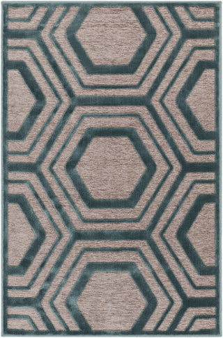 Surya Basilica BSL-7221 Brown/Blue Area Rug main image