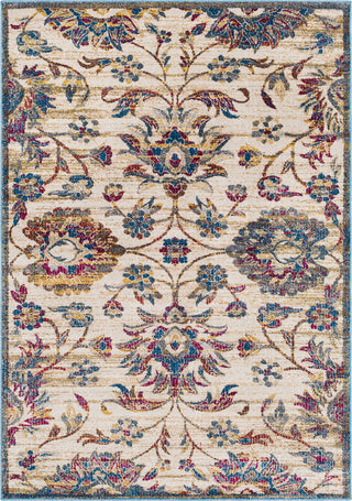 Surya Bosphorous BSS-3403 Dark Blue Charcoal Medium Gray Khaki Mustard Teal Red Bright Pink Purple Area Rug main image