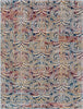 Surya Bosphorous BSS-3405 Dark Blue Red Khaki Mustard Charcoal Medium Gray Bright Pink Burnt Orange Area Rug Main Image 8 X 10