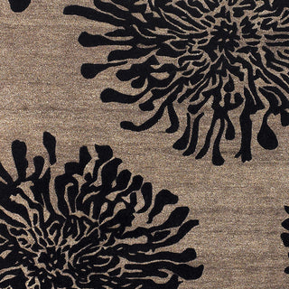 Surya Bombay BST-496 Charcoal Hand Tufted Area Rug Sample Swatch