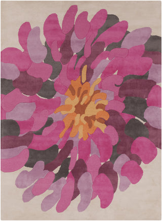 Surya Bombay BST-529 Magenta Hand Tufted Area Rug 8' X 11'