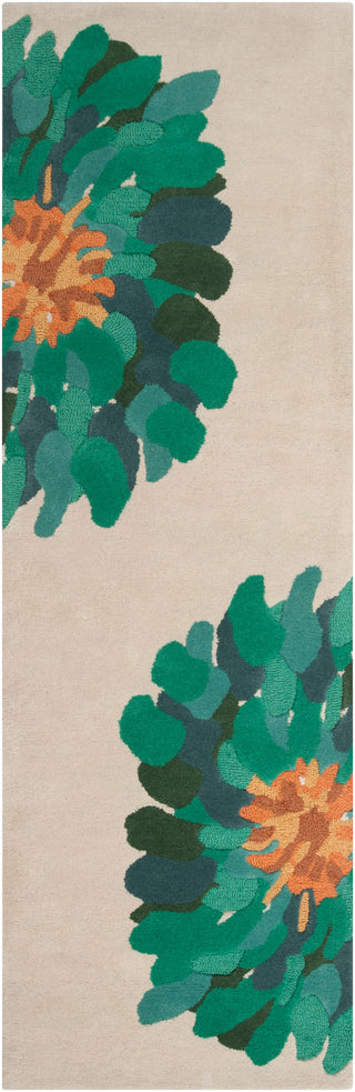 Surya Bombay BST-530 Emerald/Kelly Green Area Rug 2'6'' x 8' Runner