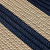 Colonial Mills Boat House BT59 Navy Area Rug Closeup Image