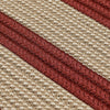 Colonial Mills Boat House BT79 Rust Red Area Rug Closeup Image