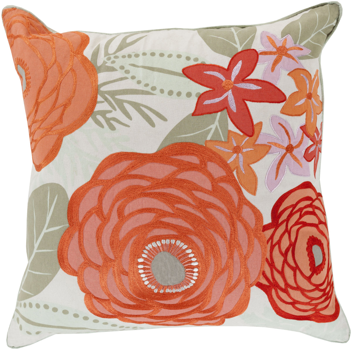Surya Buttercup Flawlessly Floral BTC-002 Pillow by Kate Spain main image