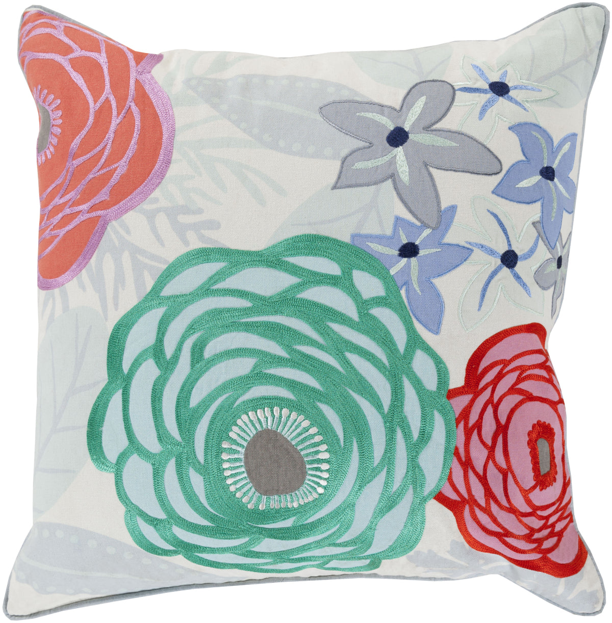 Surya Buttercup Flawlessly Floral BTC-003 Pillow by Kate Spain main image