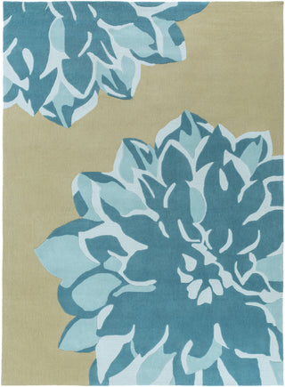 Surya Budding BUD-2003 Teal Area Rug 8' x 11'