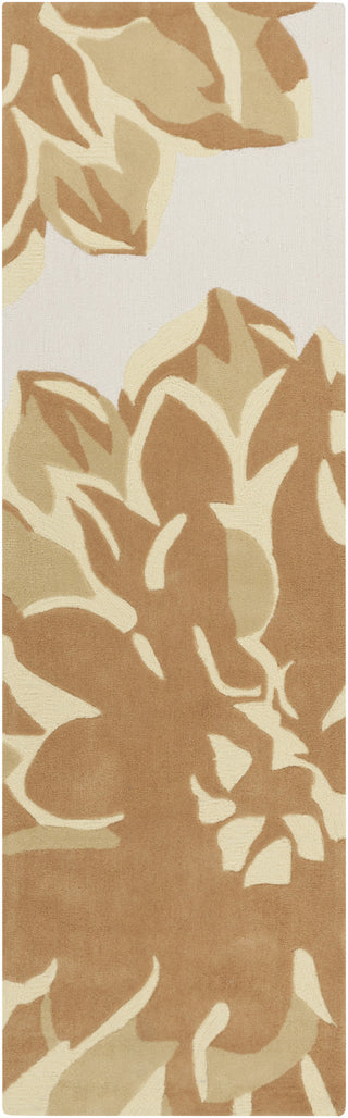 Surya Budding BUD-2004 Gold Area Rug 2'6'' x 8' Runner