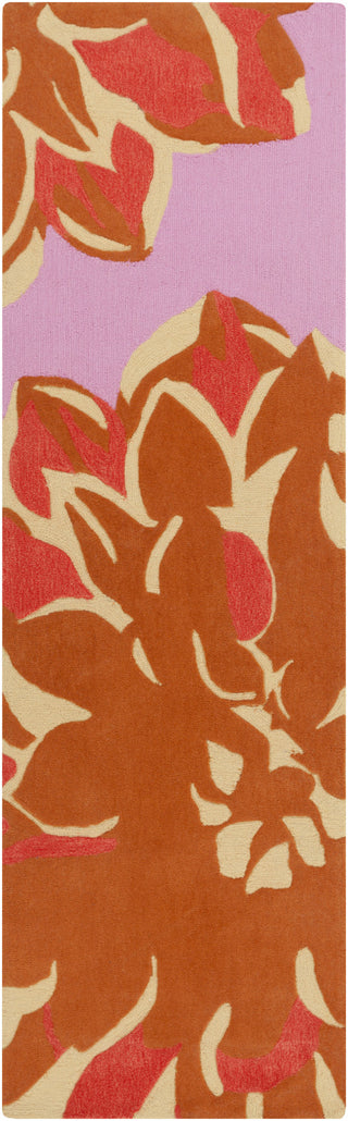 Surya Budding BUD-2005 Lavender Area Rug 2'6'' x 8' Runner