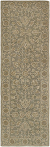 Blumenthal BUH-1001 Brown Hand Tufted Area Rug by Surya 2'6'' X 8' Runner