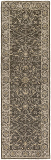 Blumenthal BUH-1004 Gray Hand Tufted Area Rug by Surya 2'6'' X 8' Runner