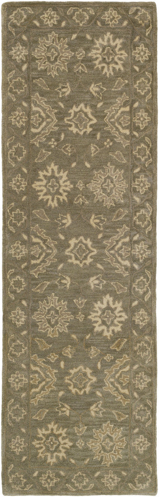 Blumenthal BUH-1010 Brown Hand Tufted Area Rug by Surya 2'6'' X 8' Runner