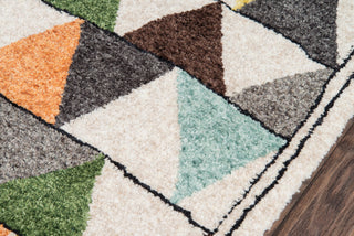 Momeni Bungalow BUN-1 Multi Area Rug by Novogratz Corner Shot