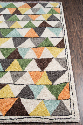 Momeni Bungalow BUN-1 Multi Area Rug by Novogratz Closeup Feature