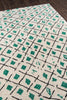 Momeni Bungalow BUN-2 Green Area Rug by Novogratz Closeup Feature