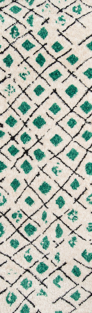 Momeni Bungalow BUN-2 Green Area Rug by Novogratz Runner