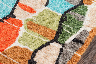 Momeni Bungalow BUN-3 Multi Area Rug by Novogratz Corner Shot