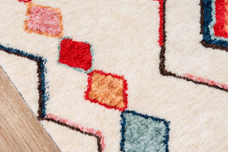 Momeni Bungalow BUN-6 Multi Area Rug by Novogratz Close up