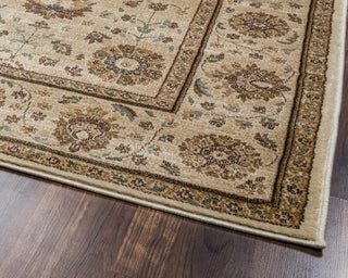 Rizzy Bellevue BV3412 tan/khaki Area Rug Corner Shot