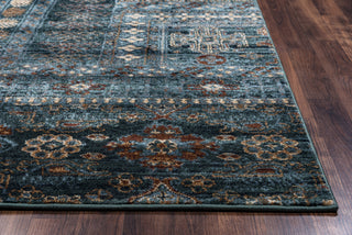 Rizzy Bellevue BV3954 Blue Area Rug Edge Shot