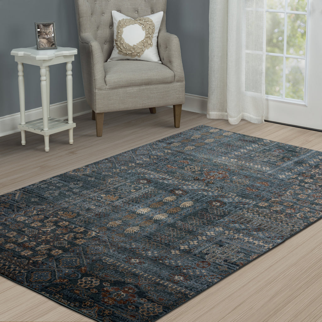 Rizzy Bellevue BV3954 Blue Area Rug Main Feature