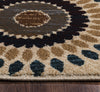 Rizzy Bellevue BV3974 ivory/tan Area Rug Close Shot