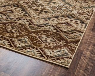 Rizzy Bellevue BV3992 ivory Area Rug Corner Shot