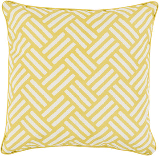 Surya Basketweave BW003 Pillow 20 X 20 X 5 Poly filled