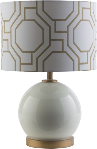 Surya Bowen BWN-891 White Lamp Table Lamp