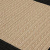 Colonial Mills Bayswater BY13 Black Area Rug Closeup Image
