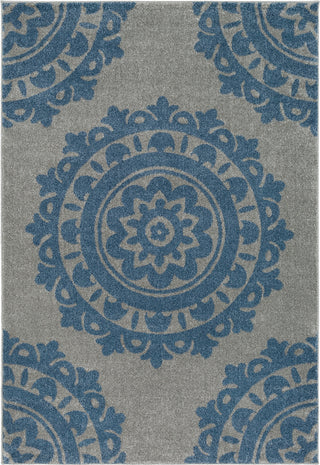 Surya Baylee BYL-1019 Bright Blue Medium Gray Area Rug main image