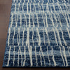 Surya Baylee BYL-1022 Dark Blue Bright Cream Silver Gray Area Rug Detail Image